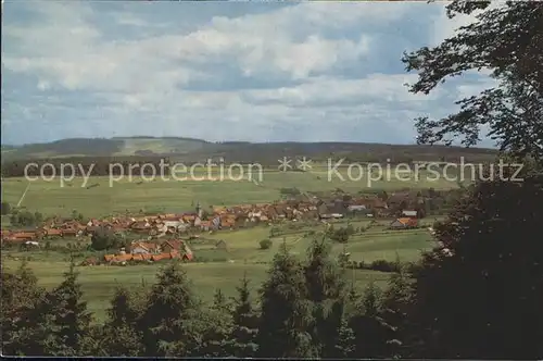 Schwarzenborn Knuell Panorama Luftkurort Kat. Schwarzenborn