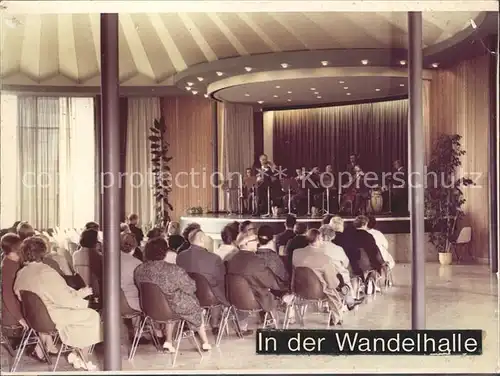 Reinhardshausen Konzert in der Wandelhalle Kat. Bad Wildungen