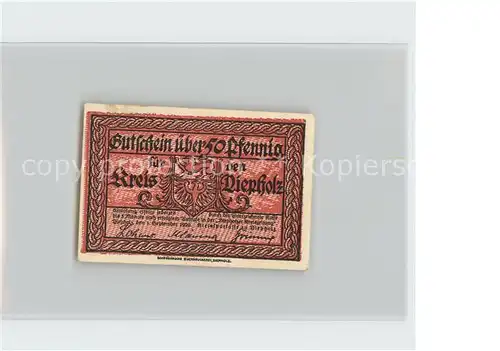 Diepholz Gutschein 50 Pfennig Kat. Diepholz