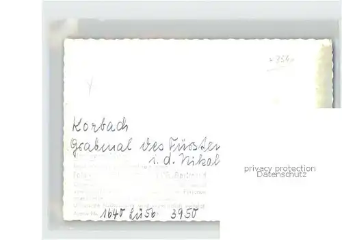 Korbach Grabmal des Fuersten Friedrich in der Nikolai Kirche Kat. Korbach