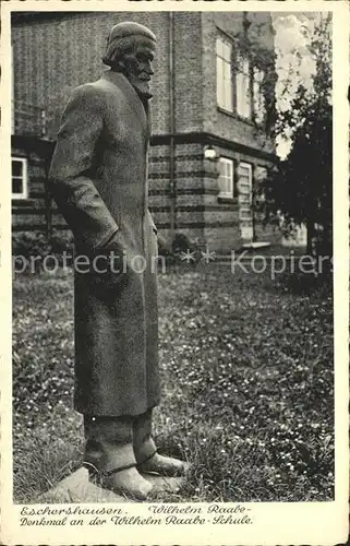 Eschershausen Holzminden Wilhelm Raabe Denkmal Schule 