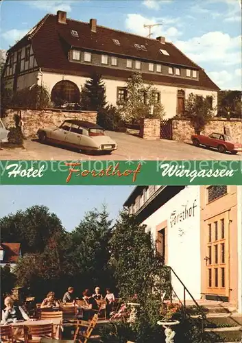 Wuergassen Hotel Forsthof  Kat. Beverungen