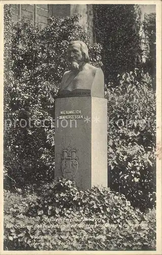 Corvey Friedhof Grabmal Dichter Hoffmann von Fallersleben  Kat. Hoexter