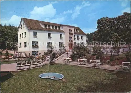 Sachsenberg Waldeck Hotel Pension Rudolf Terrasse Kat. Lichtenfels