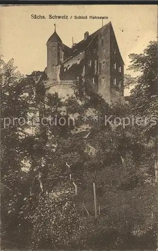 Hohnstein Saechsische Schweiz Schloss Hohnstein Kat. Hohnstein