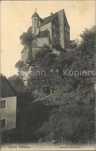 Hohnstein Saechsische Schweiz Schloss Hohnstein Kat. Hohnstein