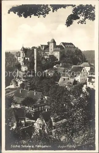 Hohnstein Saechsische Schweiz Jugendburg Kat. Hohnstein