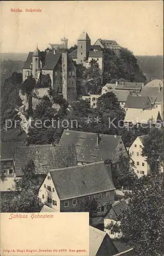 Hohnstein Saechsische Schweiz Schloss Hohnstein Kat. Hohnstein