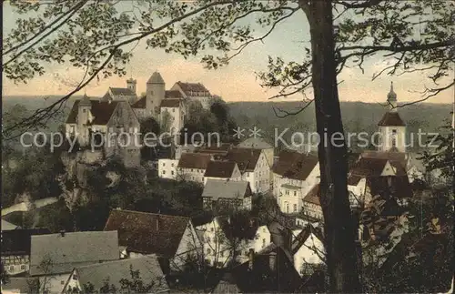 Hohnstein Saechsische Schweiz Stadt und Schloss Hohnstein Kat. Hohnstein