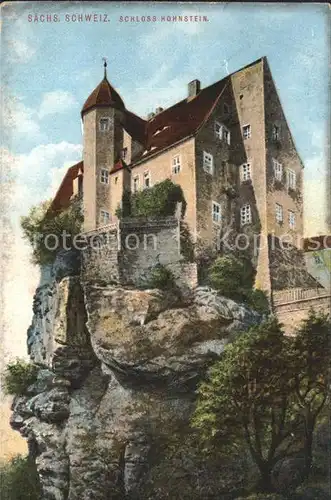 Hohnstein Saechsische Schweiz Schloss Hohnstein Kat. Hohnstein