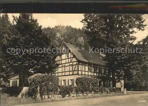 Hohnstein Saechsische Schweiz Russig Muehle Kat. Hohnstein