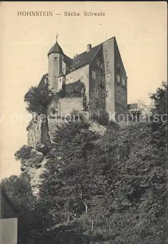 Hohnstein Saechsische Schweiz Schloss Hohnstein Kat. Hohnstein