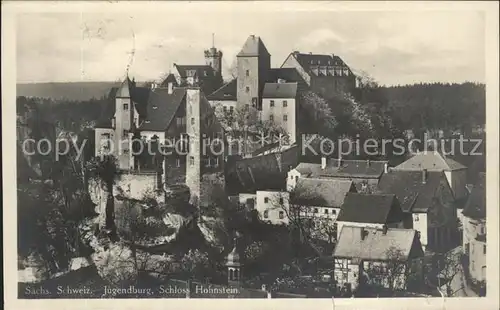 Hohnstein Saechsische Schweiz Schloss Hohnstein Jugendburg Kat. Hohnstein