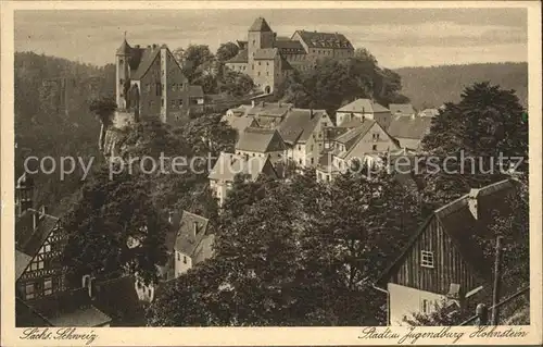 Hohnstein Saechsische Schweiz Jugendburg Hohnstein Kat. Hohnstein