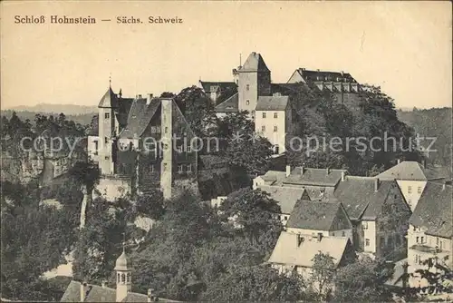 Hohnstein Saechsische Schweiz Schloss Hohnstein Kat. Hohnstein