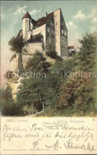 Hohnstein Saechsische Schweiz Schloss Hohnstein Kat. Hohnstein