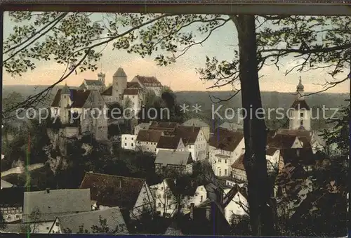 Hohnstein Saechsische Schweiz Stadt und Schloss Hohnstein Kat. Hohnstein