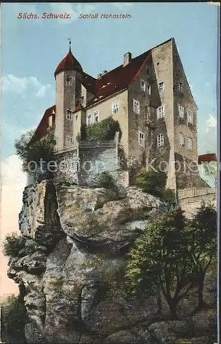 Hohnstein Saechsische Schweiz Schloss Hohnstein Kat. Hohnstein