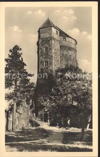 Stolpen Schloss Johannisturm Coselturm Kat. Stolpen