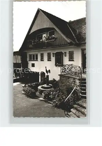 Erdhausen Kuenstlerhaus Lenz Brunnen Treppe Kat. Gladenbach
