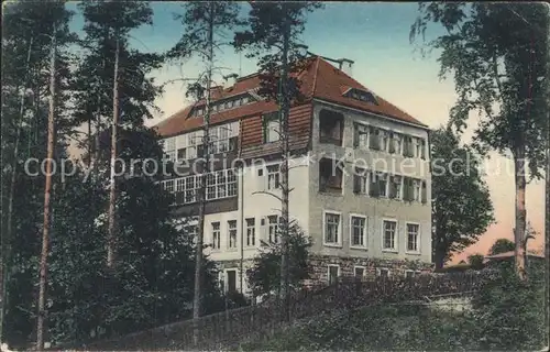 Hohnstein Saechsische Schweiz Bezirks Erholungsheim der Unteren Postbeamten Kat. Hohnstein