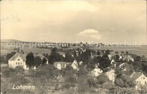 Lohmen Sachsen Teilansicht Kat. Lohmen Sachsen