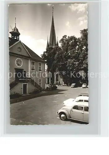 Fuerstenau Hoexter Rathaus Evangelische Kirche Kat. Hoexter