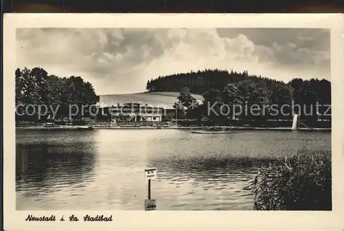 Neustadt Sachsen Stadtbad Kat. Neustadt Sachsen