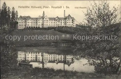 Neustadt Sachsen Heilstaette Hohwald Suedseite Kat. Neustadt Sachsen