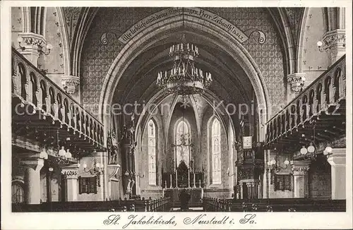 Neustadt Sachsen Sankt Jakobikirche Kat. Neustadt Sachsen