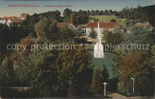 Bischofswerda Friedrich August Park Kat. Bischofswerda