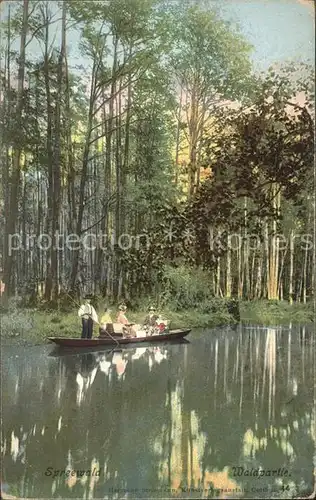 Luebbenau Spreewald Waldpartie Kat. Luebbenau