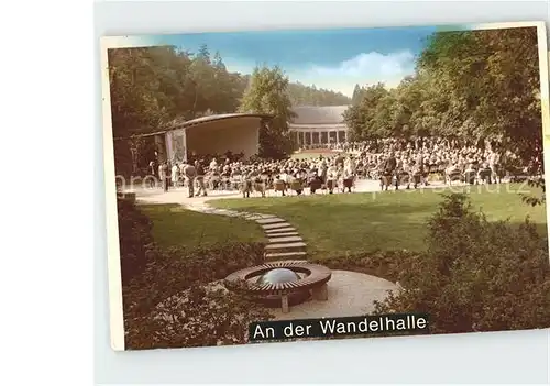 Bad Wildungen Viktorquelle Konzertpavillon Wandelhalle Kurpark Kat. Bad Wildungen