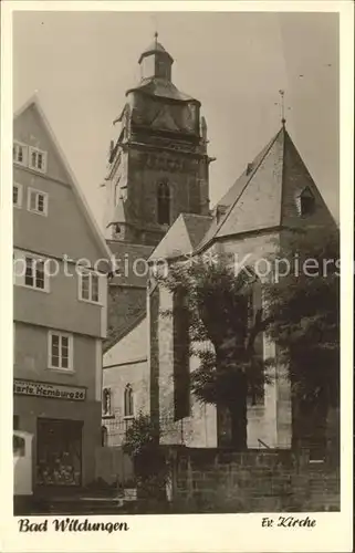 Bad Wildungen Evangelische Kirche Kat. Bad Wildungen