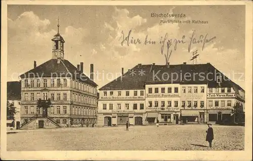 Bischofswerda Marktplatz Rathaus Kat. Bischofswerda