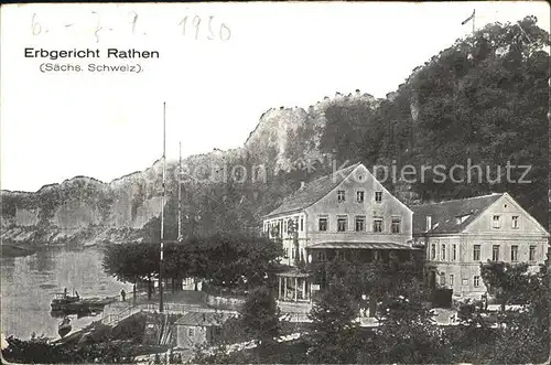 Rathen Saechsische Schweiz Erbgericht  Kat. Rathen Sachsen