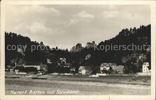 Rathen Saechsische Schweiz Talwaechter  Kat. Rathen Sachsen