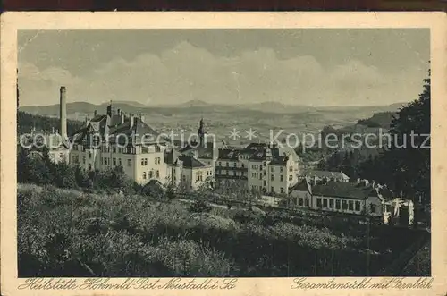 Neustadt Sachsen Heilstaette Hohwald Fernblick  Kat. Neustadt Sachsen