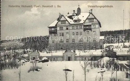 Neustadt Sachsen Verwaltungsgebaeude Heilstaette Hohwald  Kat. Neustadt Sachsen