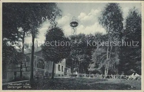 Neustadt Sachsen Goetzinger Hoehe Kat. Neustadt Sachsen