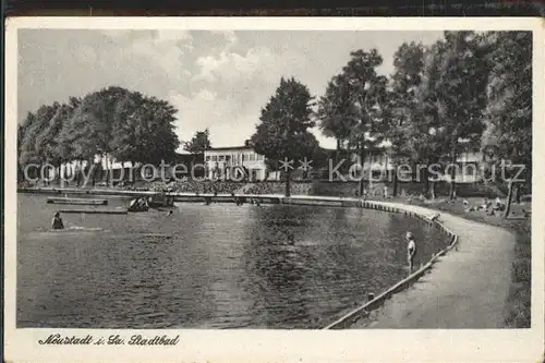 Neustadt Sachsen Stadtbad  Kat. Neustadt Sachsen