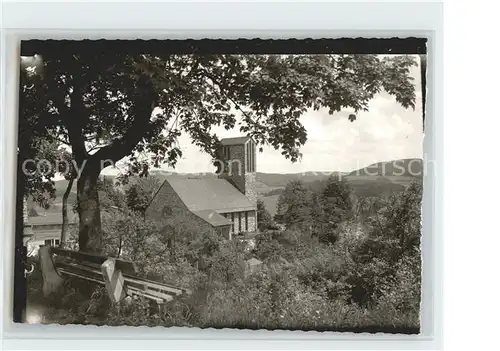 Holzhausen Huenstein Kirche  Kat. Dautphetal