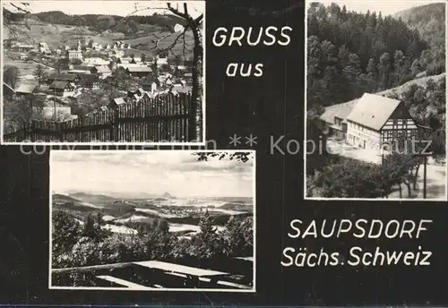 Saupsdorf  Kat. Kirnitzschtal