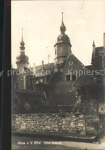 Riesa Sachsen Altes Schloss Kat. Riesa