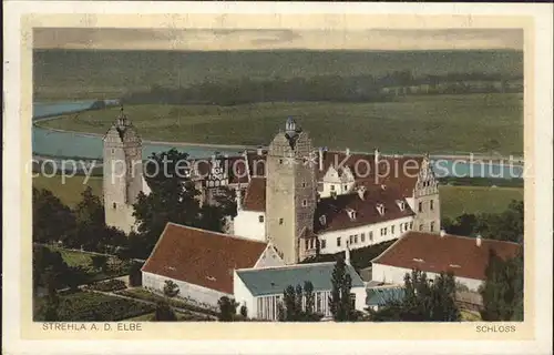 Strehla Schloss an der Elbe Kat. Strehla