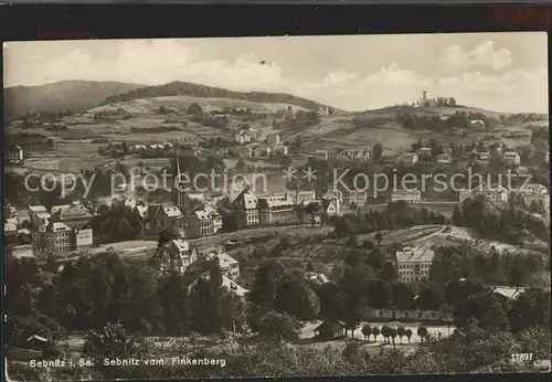 Sebnitz Blick vom Finkenberg Kat. Sebnitz