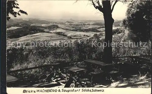 Saupsdorf Blick vom Wachberg Kat. Kirnitzschtal