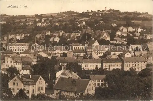 Sebnitz Teilansicht Blumenstadt Kat. Sebnitz