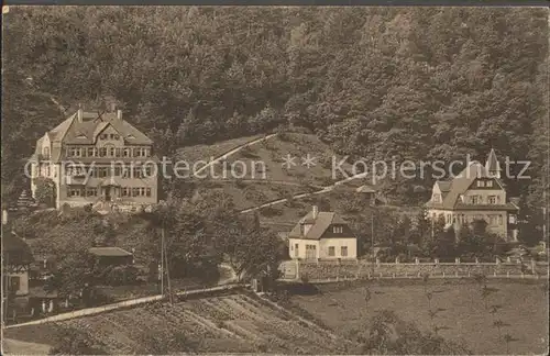 Rathen Saechsische Schweiz Diakonissenhaus Felsengrund Kat. Rathen Sachsen