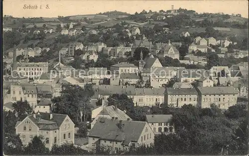 Sebnitz Ansicht mit Grenadierburg Kat. Sebnitz